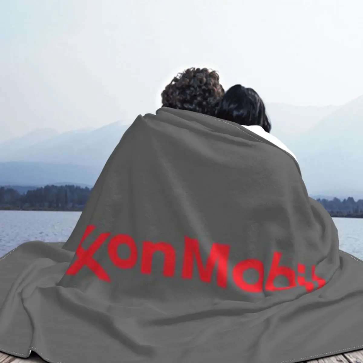 Фото Увлекательный дизайн с логотипом Exxon Mobil Essential Design, ультрамягкое одеяло из микрофлиса №5