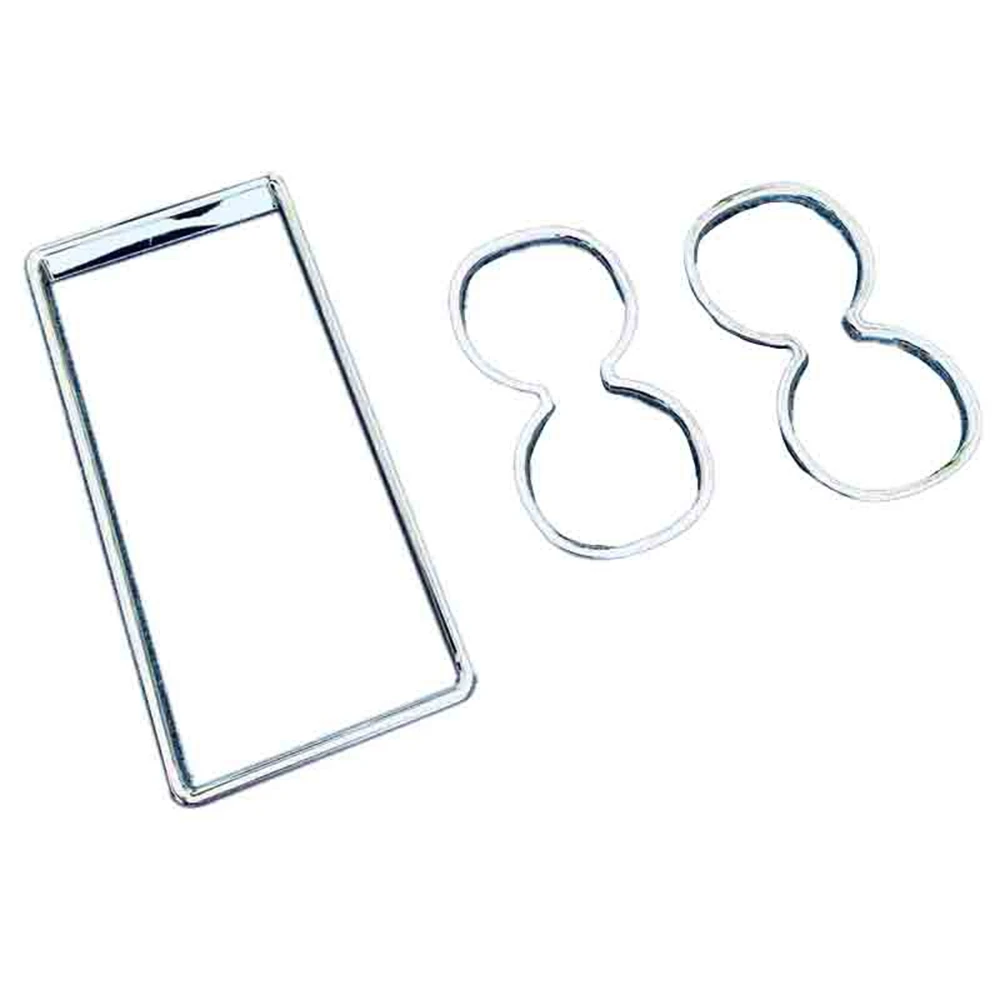 

Наклейка для подстаканника для Toyota с рамкой, ноя Вокси 90, 2021, 2022, ярко-серебристая