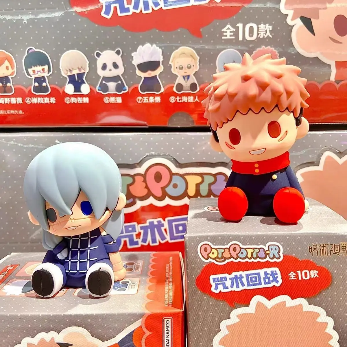 Фото Подлинная кукла Jujutsu Kaisen Blind Box Satoru Gojon Itadori Yuji Action Doll Fushiguro Megumi Kugisaki Nobara Doll Аниме Фигурка Игрушка №5