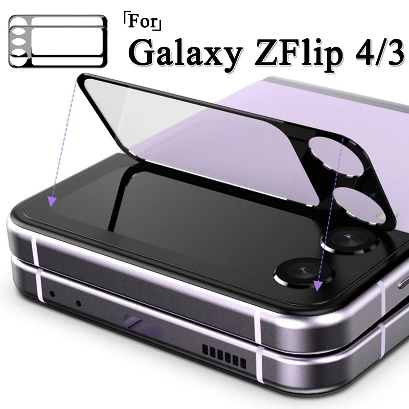 

Tempered Glass Camera Lens Film for Samsung Galaxy Z Flip 4/3 Camera Screen Protectors Clear Lens Glass Film for Galaxy Z Flip4
