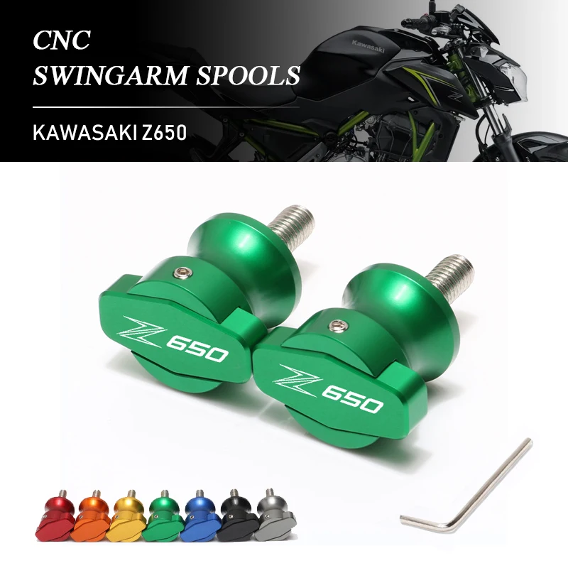 

Motorcycle Aluminum CNC Swingarm Arm Spools for KAWASAKI Z650