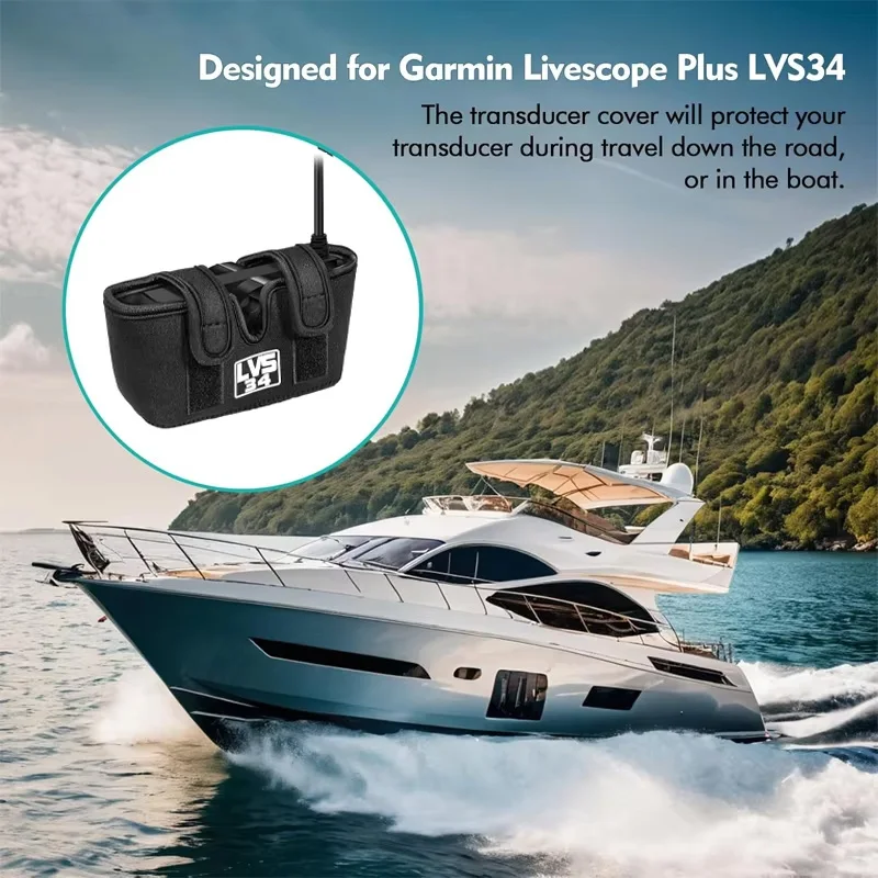Фото ﻿   Защитный чехол для трансдьюсера, защитный чехол для Garmin Livescope LVS34 №4