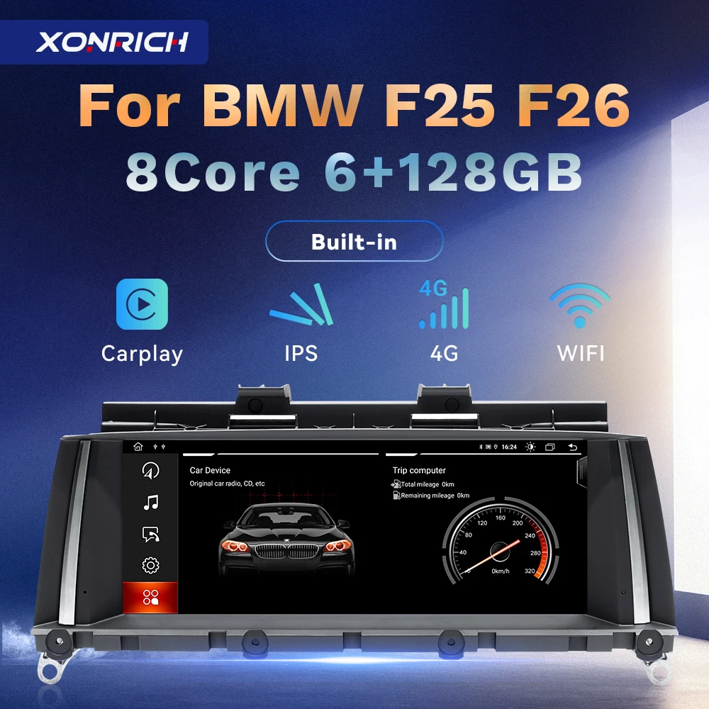 Lecteur Multimédia avec Navigation CIC NBT pour BMW  Autoradio Android 11 avec Écran de 8 8 Pouces