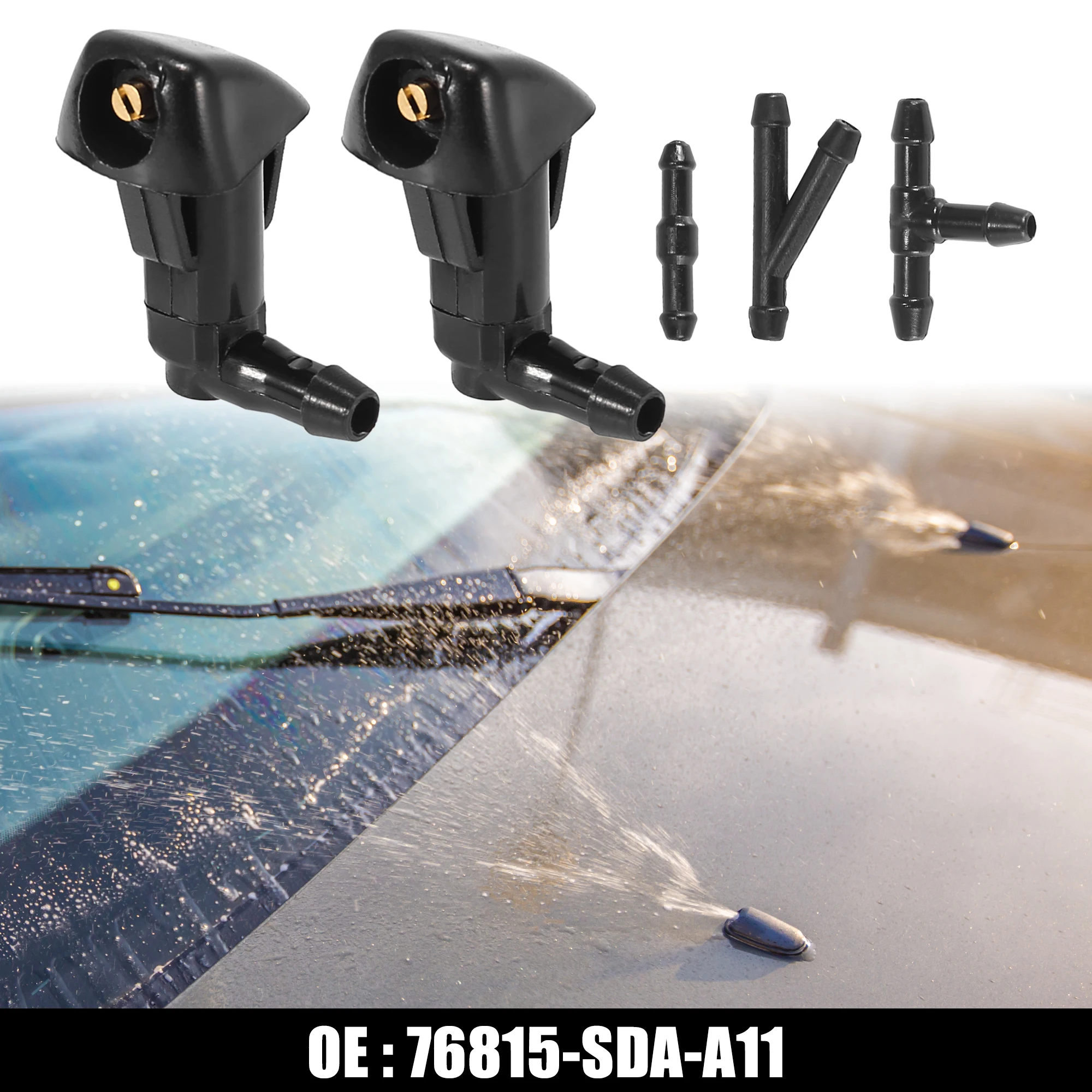 X Autohaux форсунки омывателя лобового стекла с разъемом для шланга комплект из 5 Honda