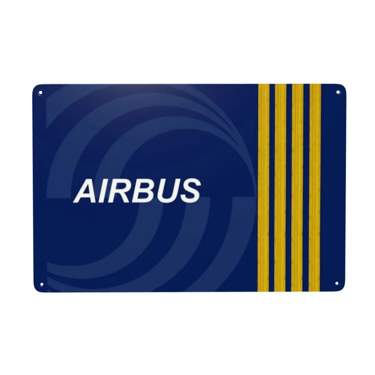 Металлическая Оловянная табличка-Авиатор с авиационным самолетом |