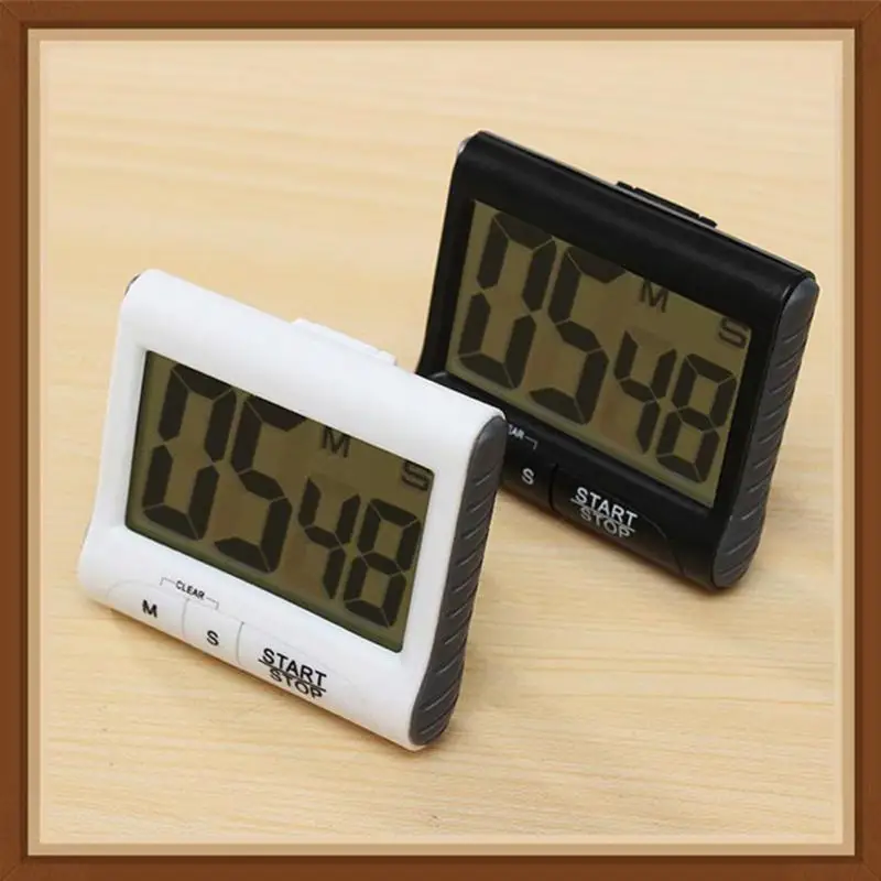 

Quare Cooking Count Up Countdown Kitchen Timer Large Display Durable Alarm Clock Digital Screen Digital Timer Wholesale Newest
