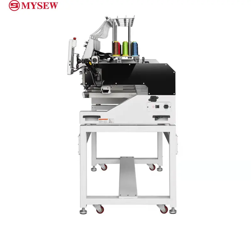 Фото Промышленная компьютерная вышивальная машина MYSEW1204/1504 с 4 головками для вышивки тесьмой, смешанными полотнами, синелью и кордовой вышивкой №3