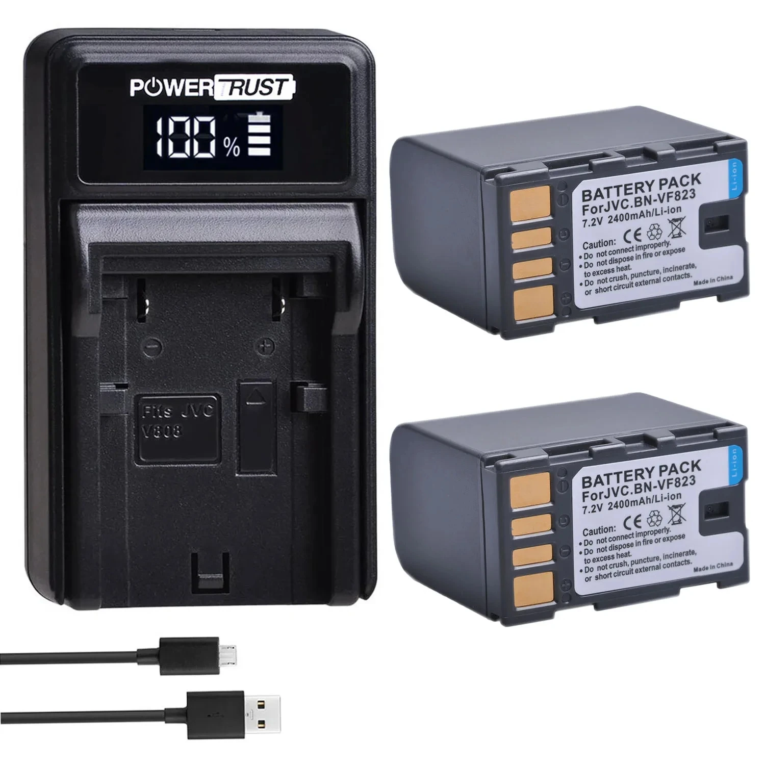 Аккумулятор + зарядное устройство для JVC BN-VF823