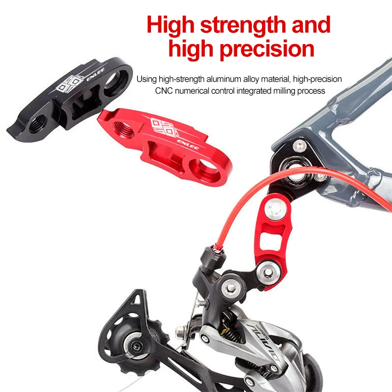 

Bicycle Rear Derailleur Hanger Extension MTB Bike Frame Gear Tail Hook Extender 34-52T large tooth flywheel Bicycle Tools