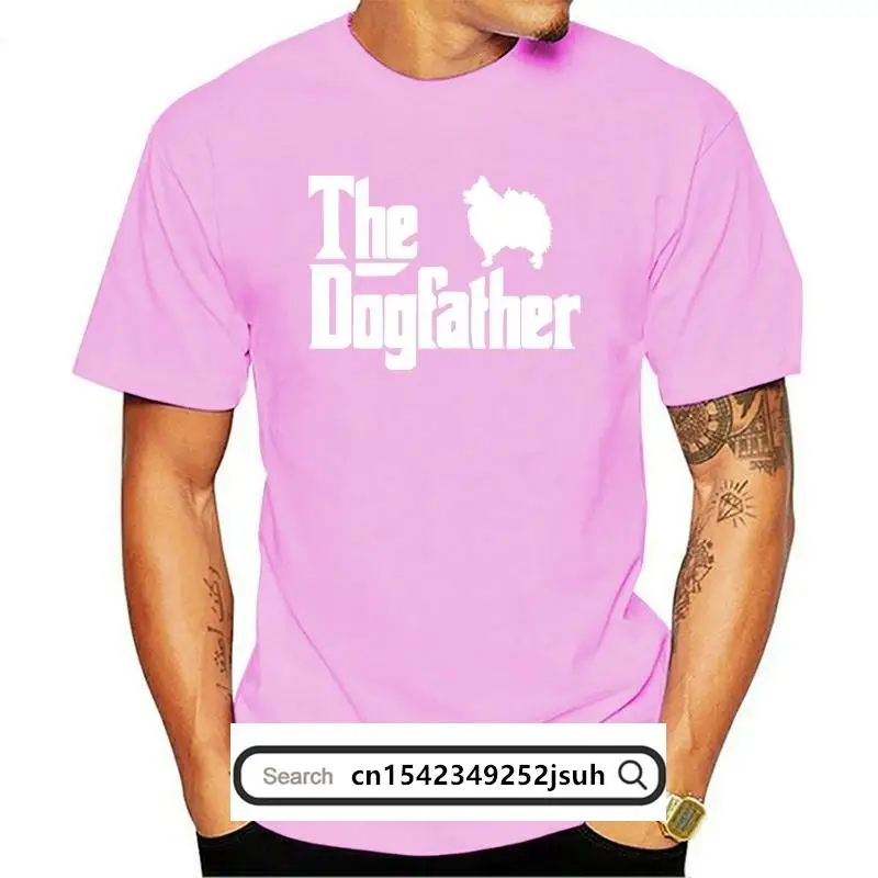 

Новинка, Мужская футболка с изображением померанского шпица, футболка с изображением собаки, отца, подарок (1)