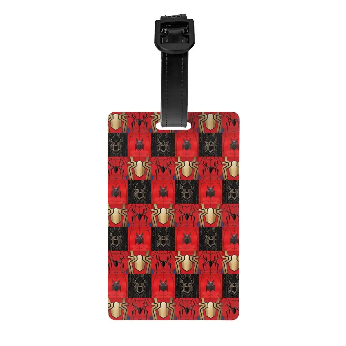 

Custom Spider Little Animal Luggage Tag With Name Card Web Cute Cartoon Privacy Cover ID Label for Travel Bag Suitcase