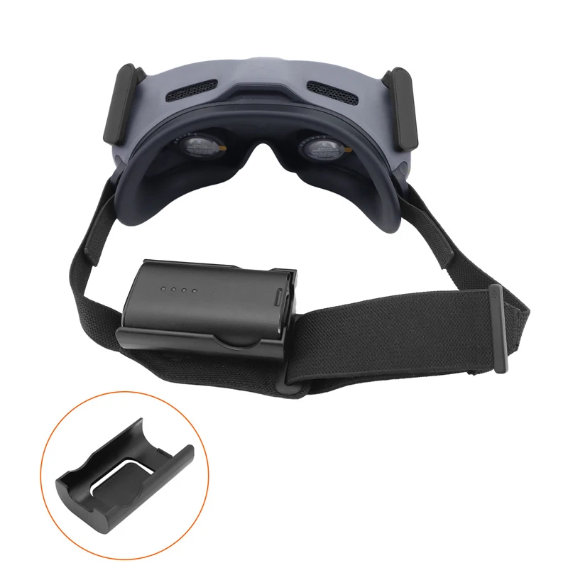 Avata DJI Goggles 2 / FPV Goggles V2 Headband Back Battery Clip Hanging Bracket Holder Box for DJI Avata / FPV Drone Accessories
