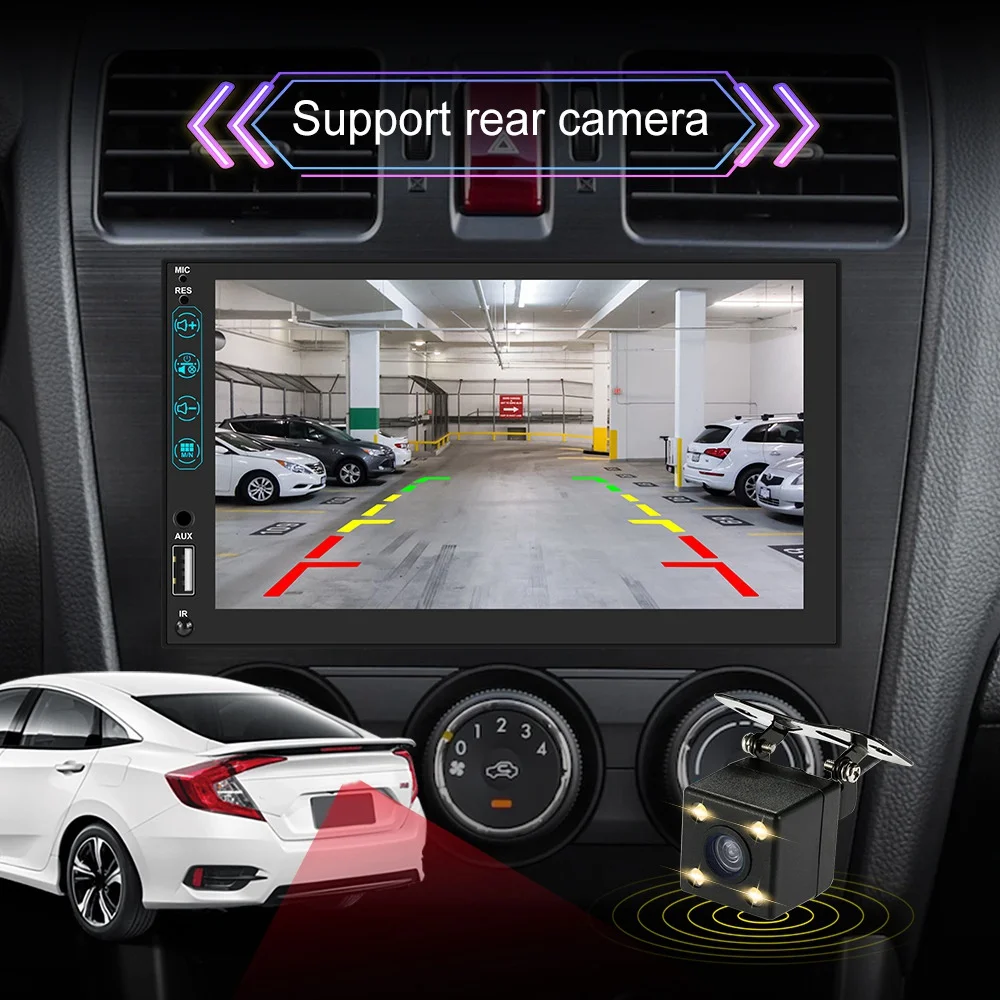Автомагнитола 2 Din Carplay Android универсальная 7-дюймовая магнитола для Nissan Kia Toyota MP5