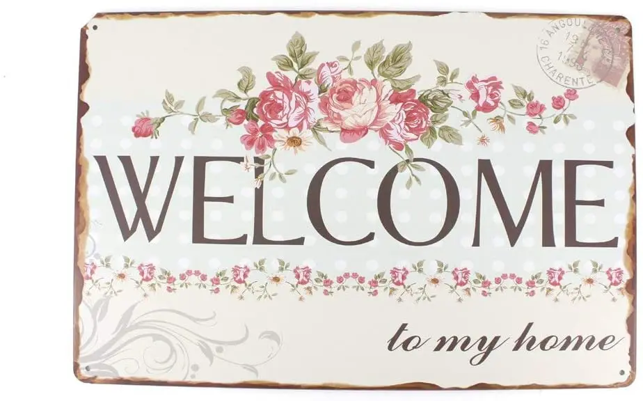 

Приветствуются оловянные картины 12x8 дюймов, паб, бар, домашний декор, сувенир, подвесной металлический жестяной знак