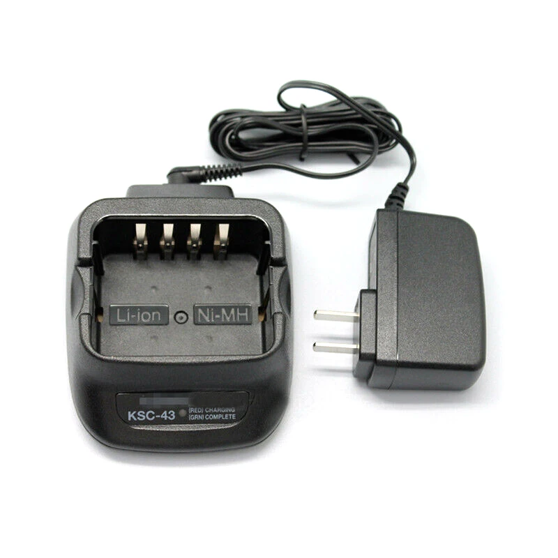 KSC-43 Desktop Quick Charger for Kenwood TK3202 TK2312 TK3312 TK2207 Radio KNB-29N KNB-45L KNB-53N KNB-63L 65L 69L Battery