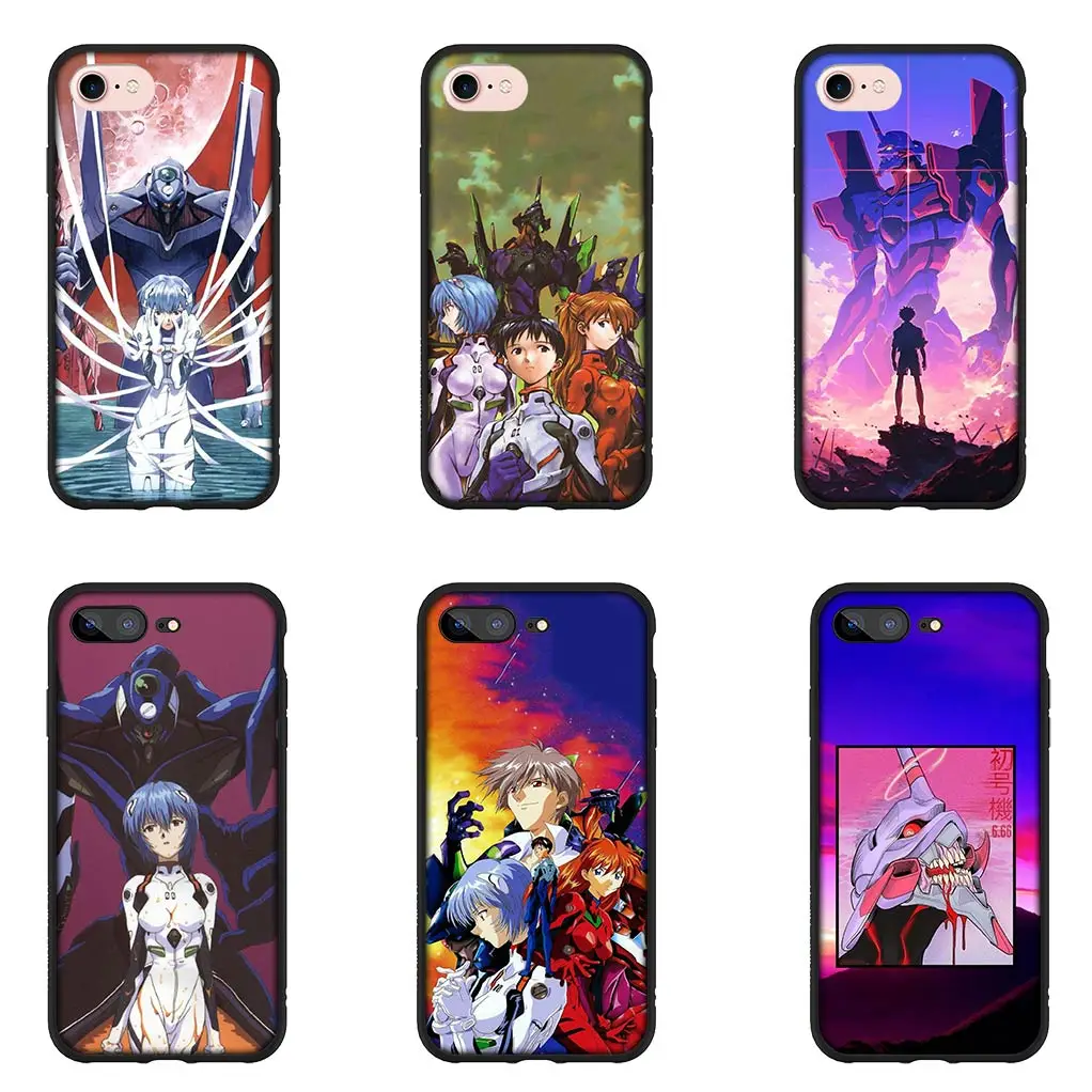 N-Neons G-Genesiss E-Evangelions гибкий чехол для телефона Apple iPhone 15 14 Plus 13 12 Mini Pro Max + 13Pro