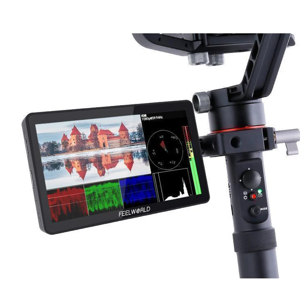 Монитор для камеры FEELWORLD F6 PLUS V2 6-дюймовый IPS FHD 1920x1080 4K