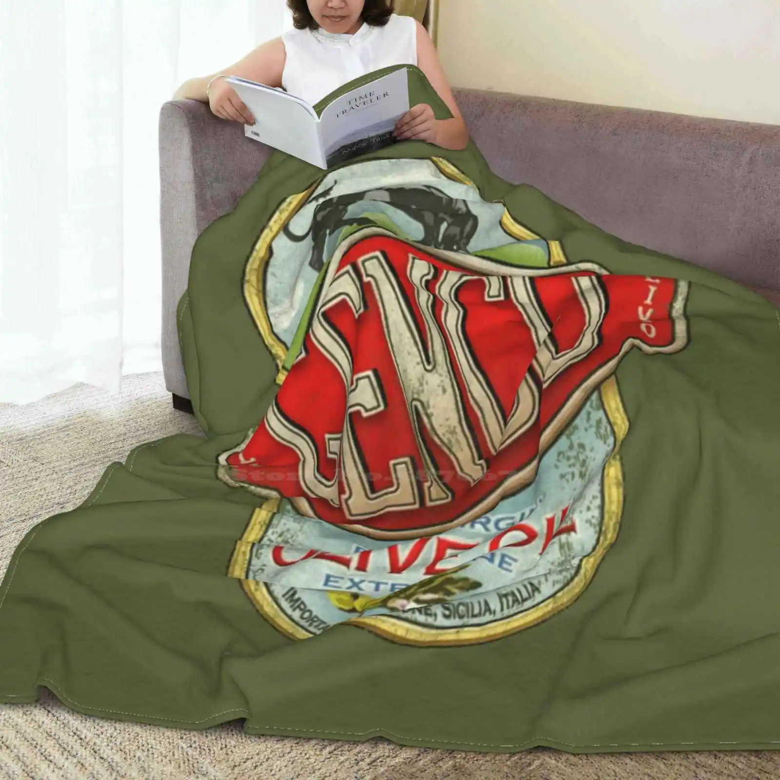 Крестный отец-Genco оливковое масло. Креативный дизайн тонкое мягкое фланелевое