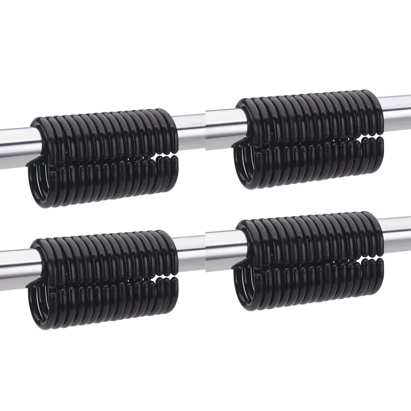 

96 PCS Shower Curtain Rings Plastic Shower Curtain Hooks For Bathroom Shower Rod