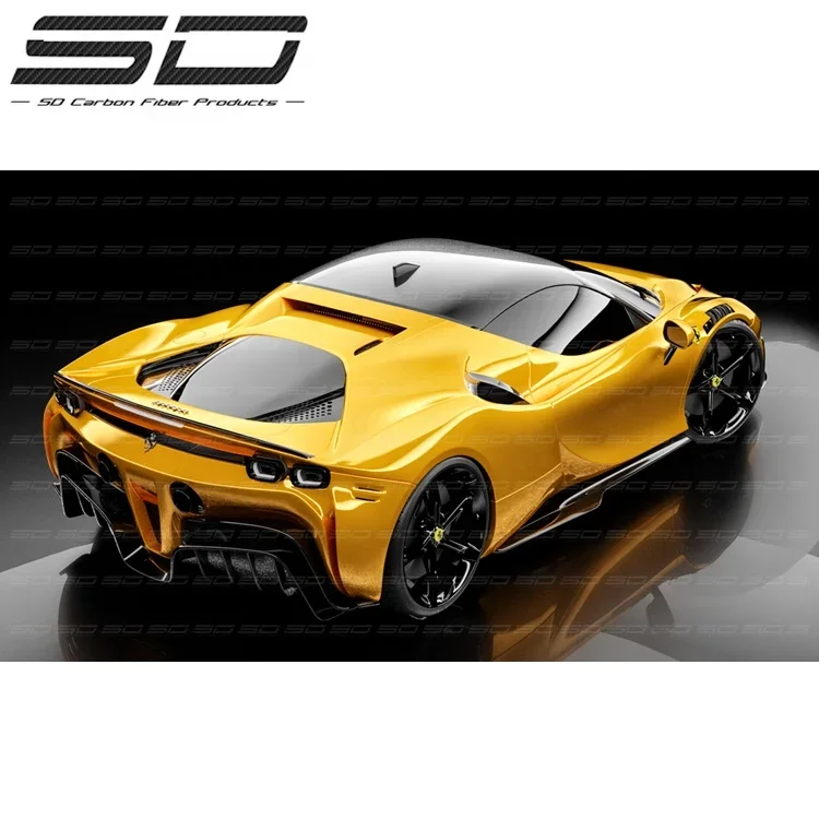 Автомобильные запчасти оптовая продажа SD Стиль углеродное волокно задний