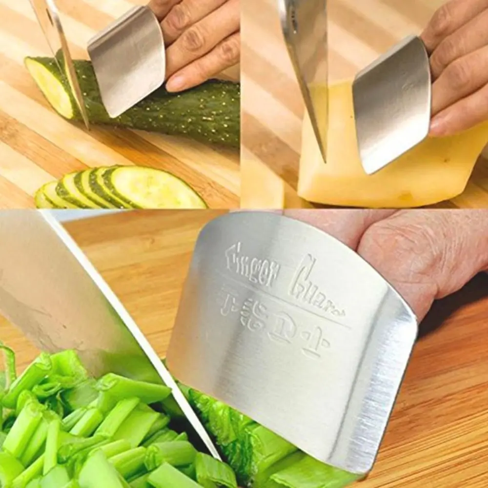 

Stainless Steel Finger Protector Multifunctional Safe Vegetable Cutting Hand Protector Kitchen Tool Vegetable Cutting