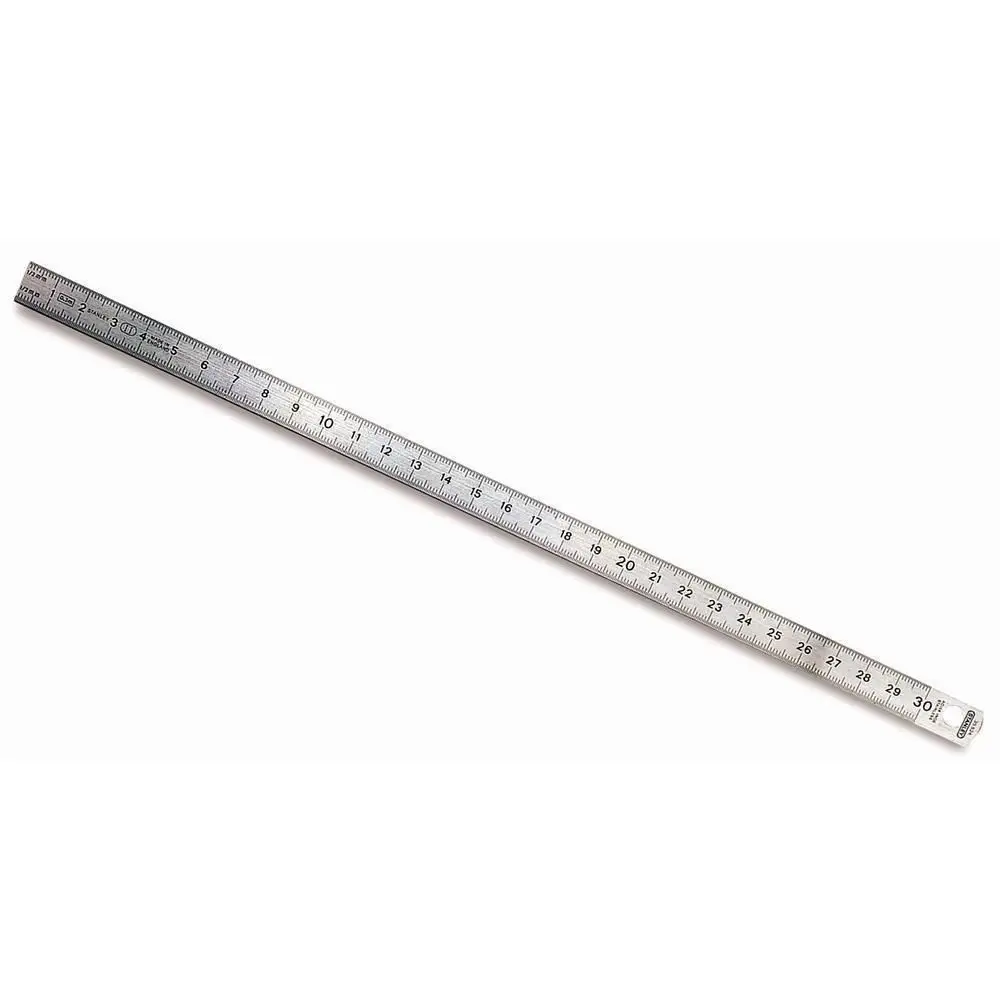 

STANLEY st135524 steel ruler, 30 cm x 13mm, 300m x 13mm stainless steel structure, flexible gövdeçift sided use