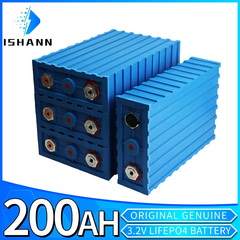 

NEW2023 4-32PCS 3.2V Lifepo4 200Ah Batteri Brand New Lifepo4 Battery Pack For RV Solar System Campers Golf Cart Off-Road EU US T