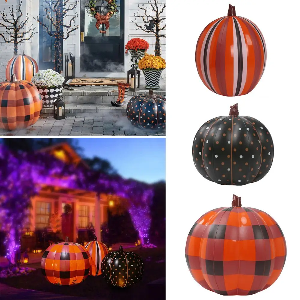 

Yard Atmosphere Outdoor Party Decoration Halloween Pumpkins Balloons Glowing Lantern