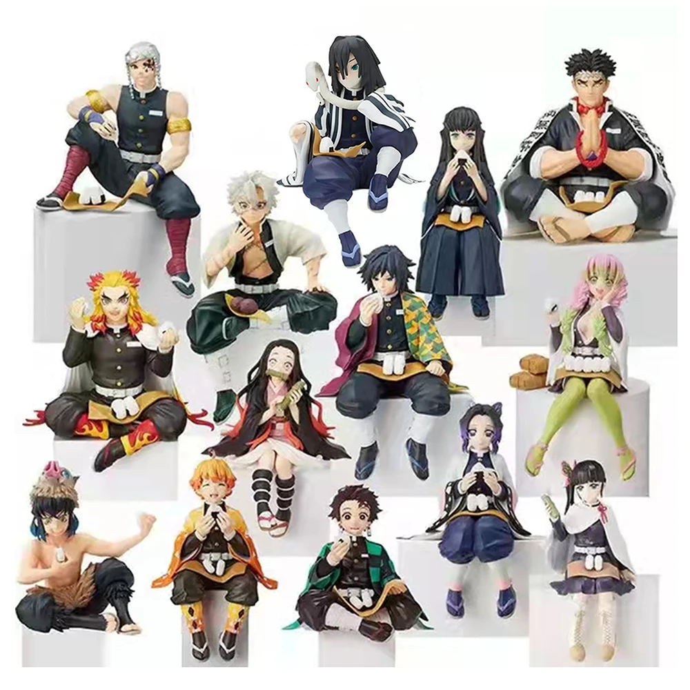 

Cuteness Original Sega PM Rest Series Anime Figure Demon Slayer Cup Noodle Seated PVC Model Toy Collectible Gift Cartoon Dolls