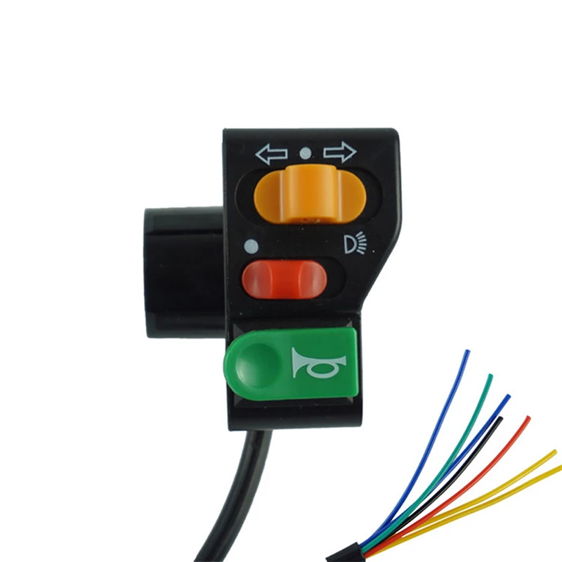 1 шт. мотоцикл 7/8 руль звуковой сигнал поворота головной свет луч аварийный