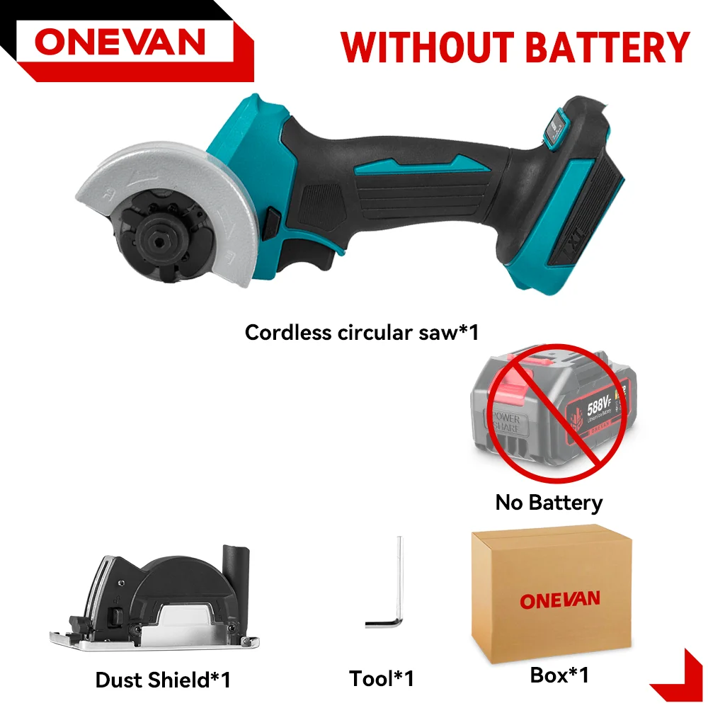

ONEVAN Угловая шлифовальная машина 76 мм