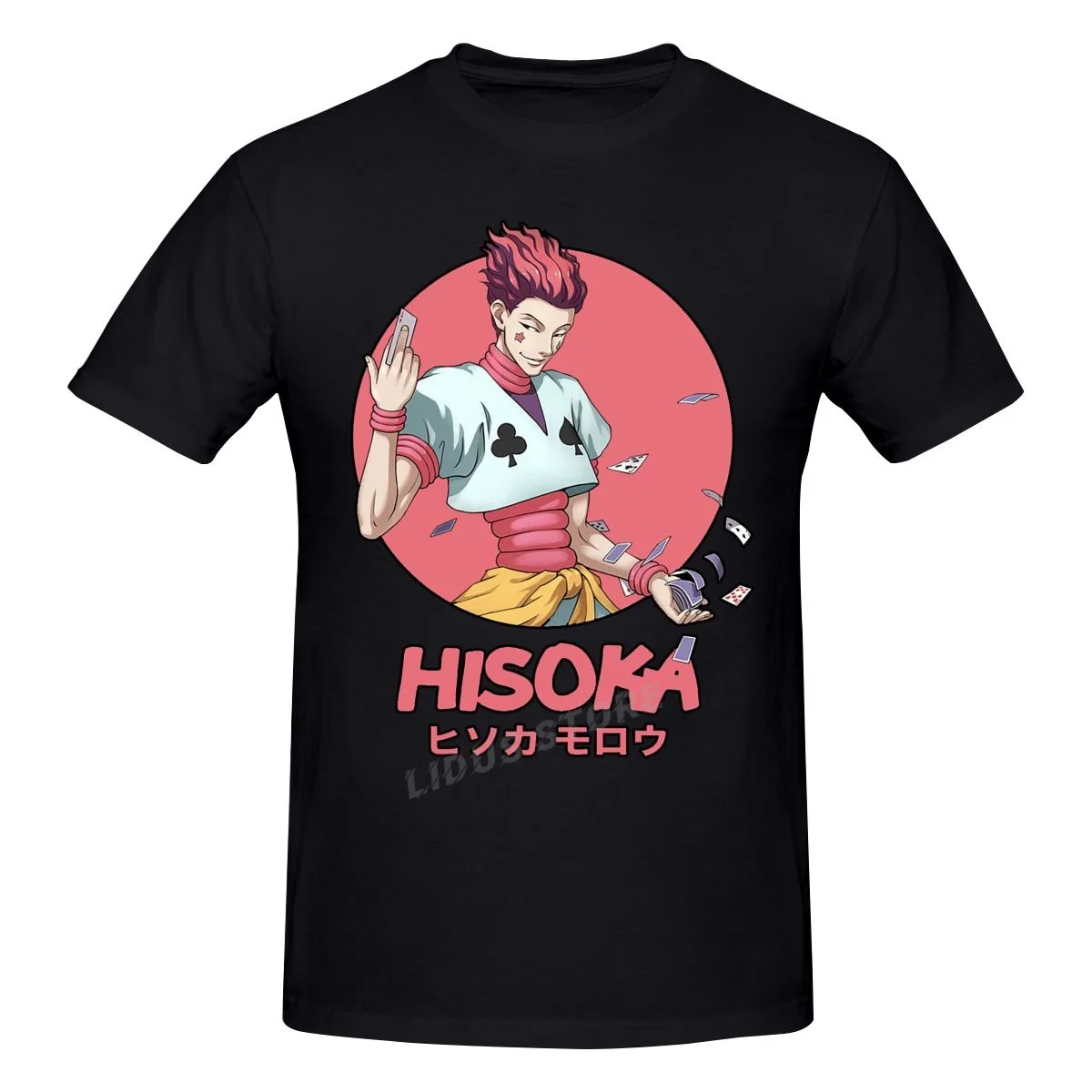 

HxH Hisoka Morow Japan Anime Hunter X Hunter Fitted Apparel T shirt Harajuku Clothing Cotton Sweatshirts Graphics Tshirt Tee Top
