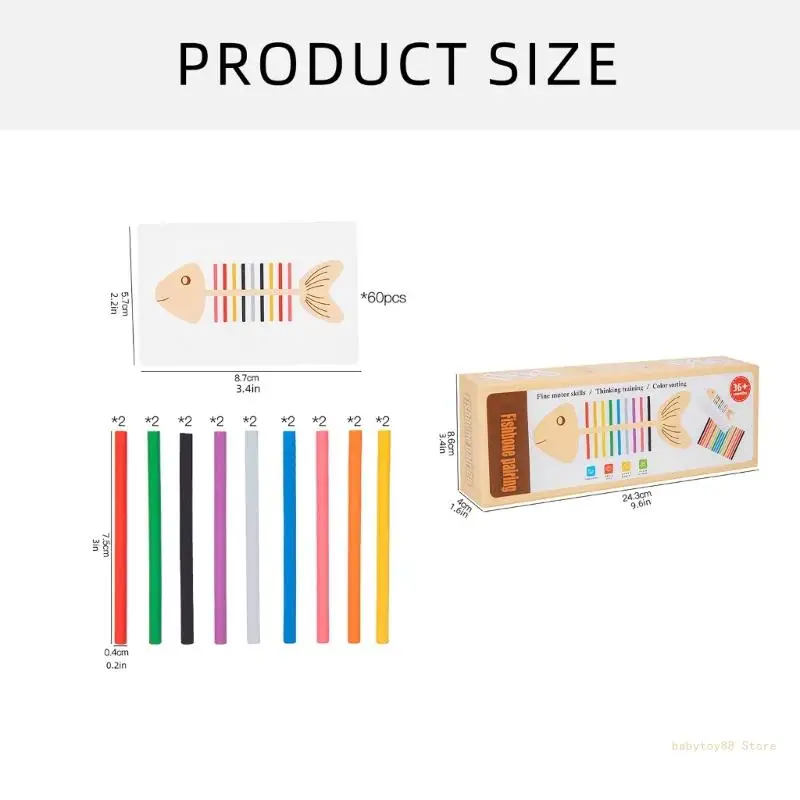Y4UD игра-головоломка с подбором цветов для малышей развитие мозга познание цвета