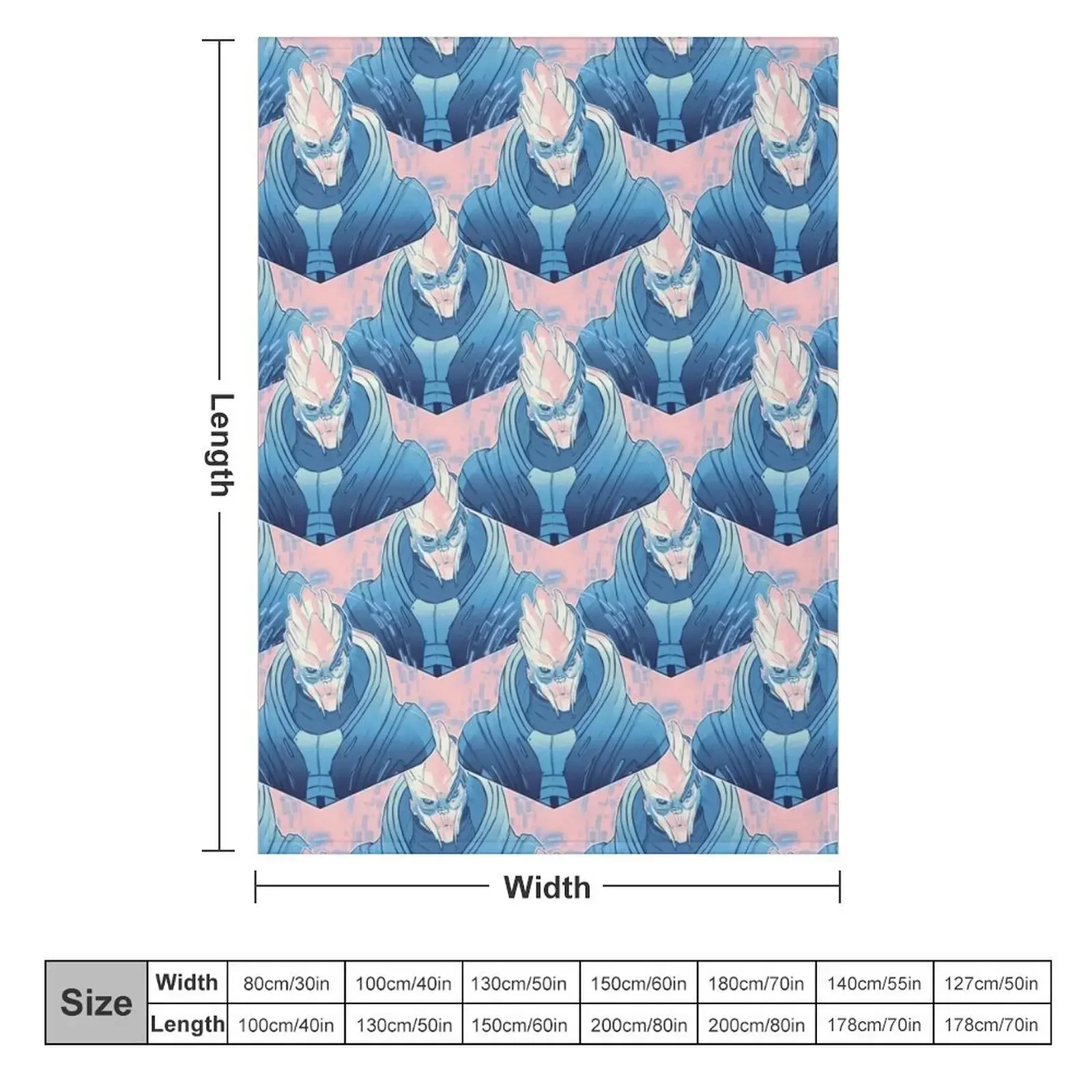 Одеяло Garrus Vakarian Тонкие фланелевые одеяла и пледы