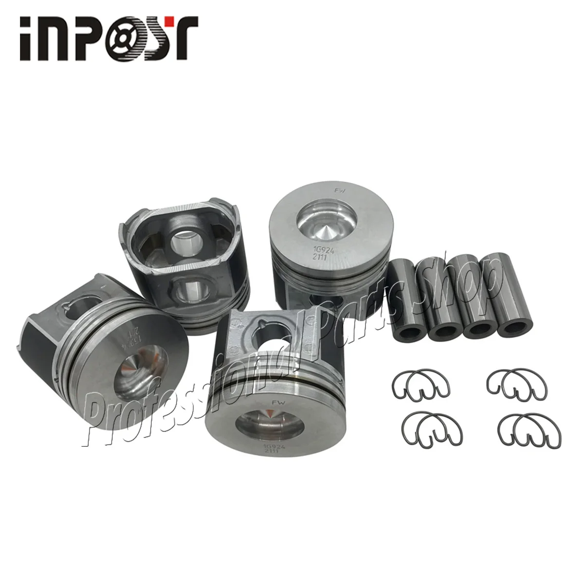 

4PCS Piston Set STD 87mm for Kubota V2403-DI V2403 (1G924-2111)