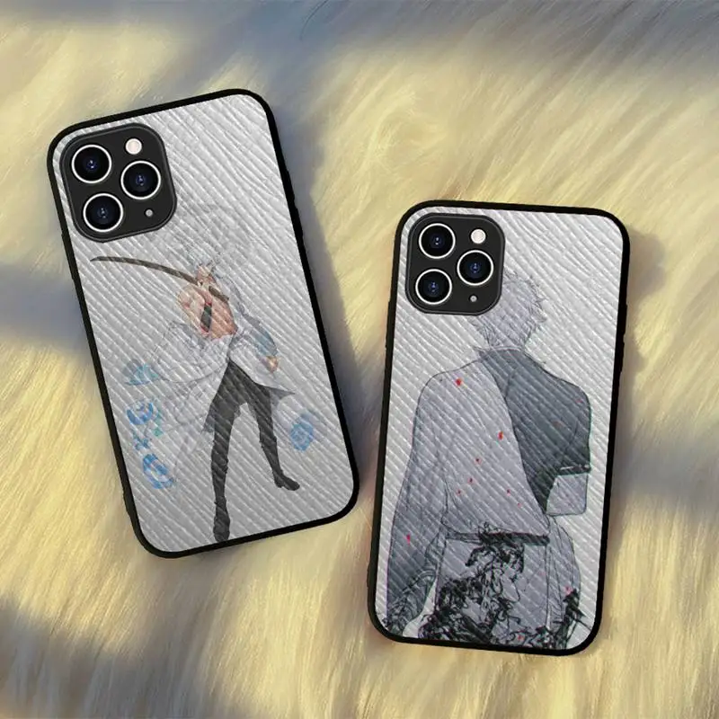 

Gintama Phone Case Hard Leather Case for iPhone 11 12 13 Mini Pro Max 8 7 Plus SE 2020 X XR XS Coque