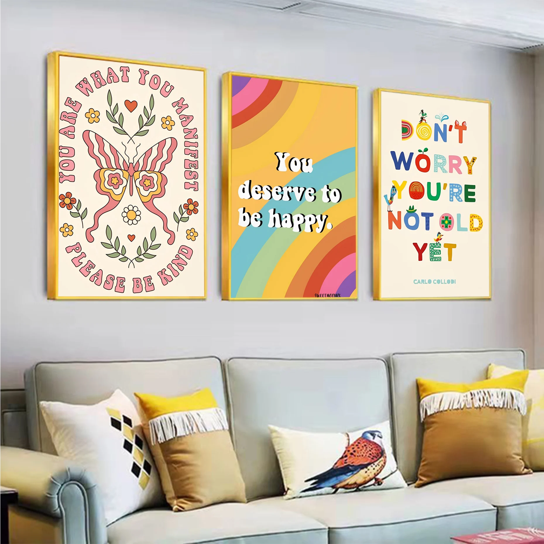 

Motivational Quotes Art Poster Classic Anime Poster Waterproof Paper Sticker Coffee House Bar Room Wall Decor