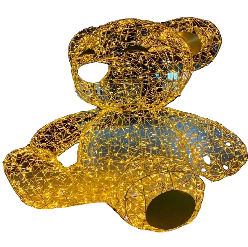 

christmas motif light,christmas light outdoor motif decor,large christmas lighted bear