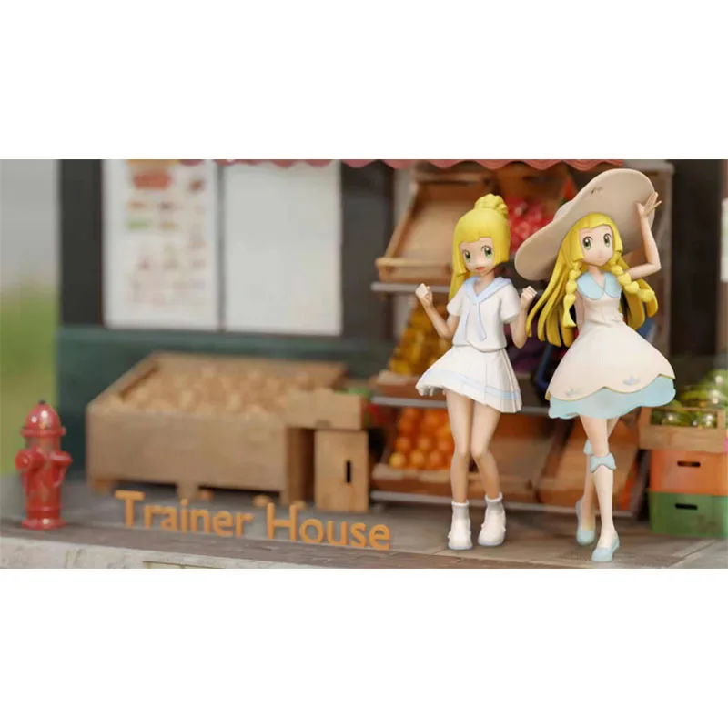 

Original Spot Trainer House Pokemon Picture Book 1/20 Scaleworld Special Lillie Trainer Limited Collectible Figure Model Toy