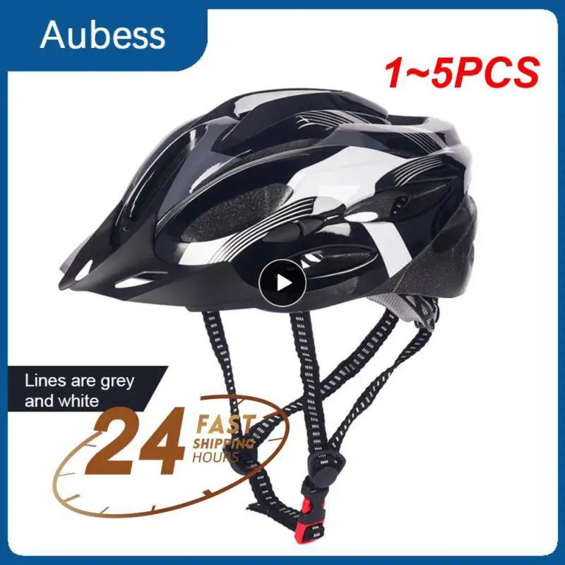 

1~5PCS Men Women Helmet Ultra-light Carbon Fiber Texture Mountain Bike Helmet Adult Bike Safety Helmet Riding Equipment