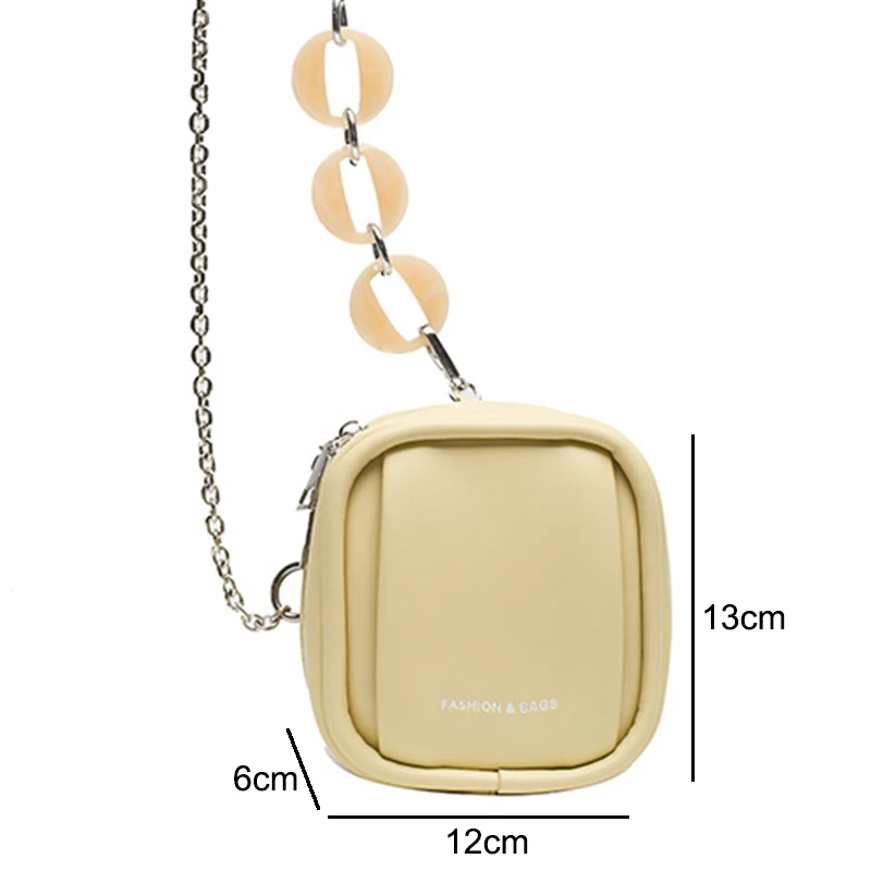 2023 New Fashion Female Shoulder Bags Chain Simplicity Women's Crossbody Bag Casual Trendy Phone Bag Square Bags Handbags