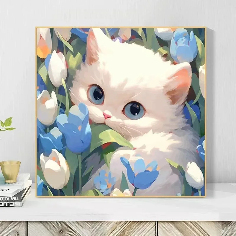 

2024098 Digital oil painting art oil mountain art oil painting living room floor decorative painting