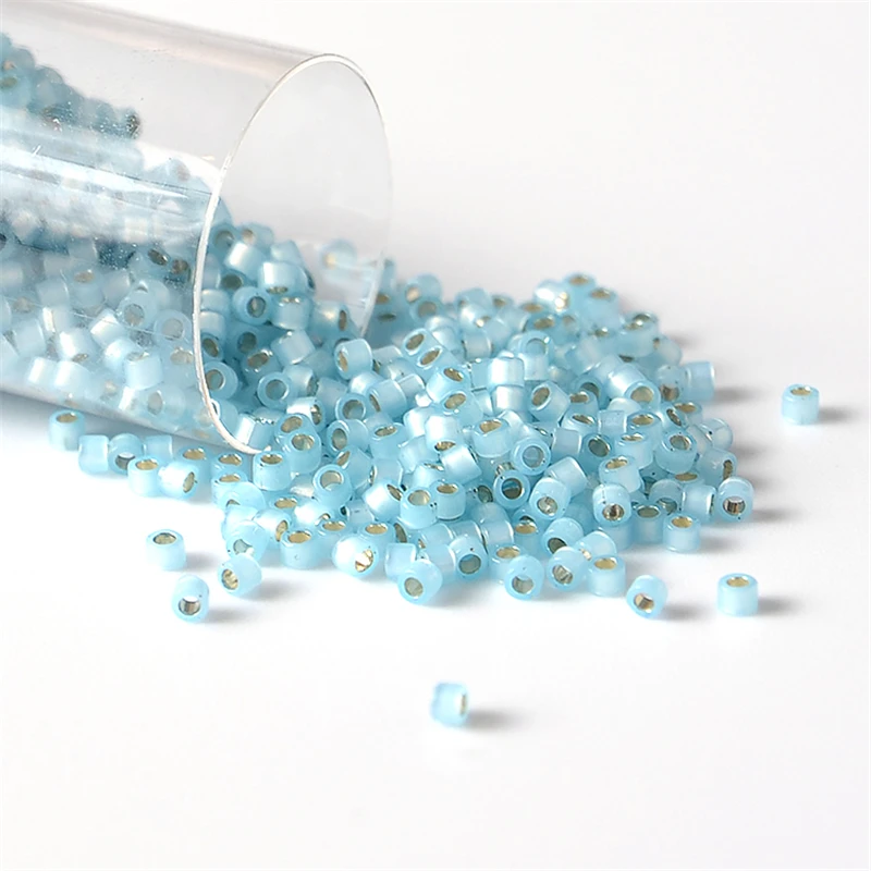 

2000pcs 11/0 Japan Miyuki Delica Seed Beads Opal Colors Glass Seed Bead For Hand Embroidery 1.6x1.3mm Modern Style 10g 1tube