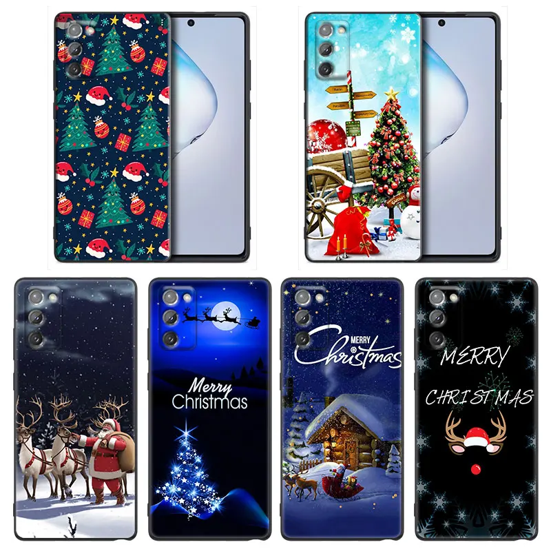 

Happy Christmas Coque Fundas Case for Samsung A7 A52 A53 A71 A72 A73 A91 M22 M30s M31s M33 M62 M52 F23 F41 F42 5G 4G Para Cases