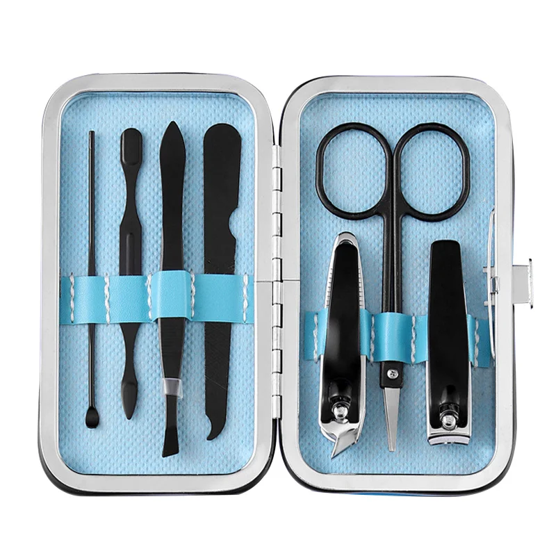 

Nail Clipper Set 7pcs Manicure Kit Nail Nippers Scissors With Toenail Pedicure Pliers Toenail Correction Home Tools Trimmer