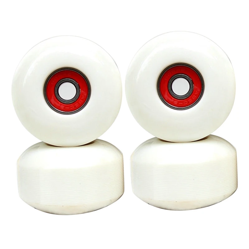 

4Pcs PU Skateboard Wheels 52Mmx32mm 95A High-Density 8Pcs Bearings Skate Wheel For Skateboard