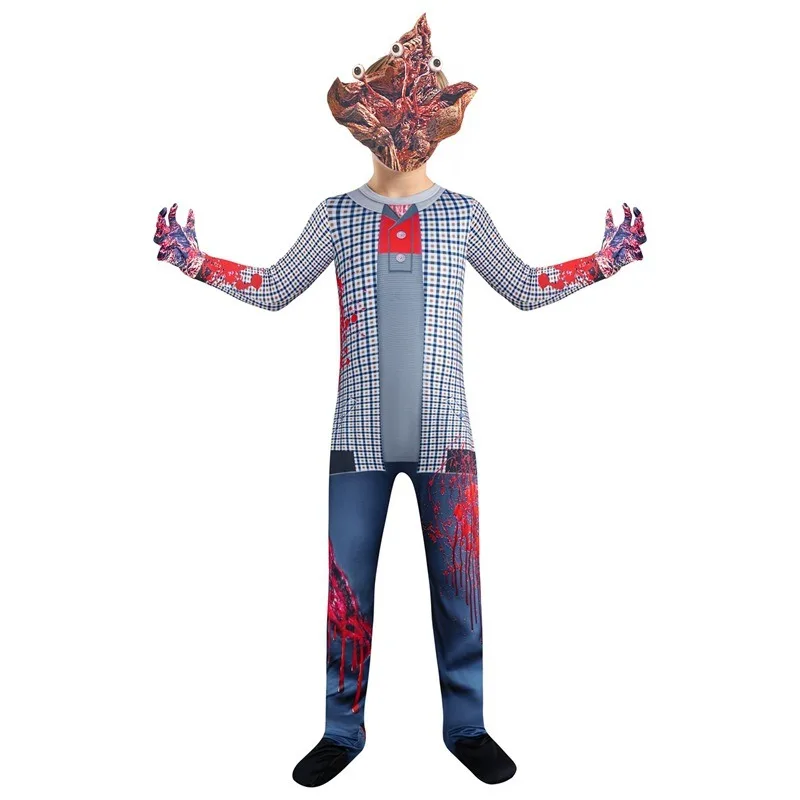 Косплей на Хэллоуин паразитов монстров мультяшный костюм боди комбинезон для