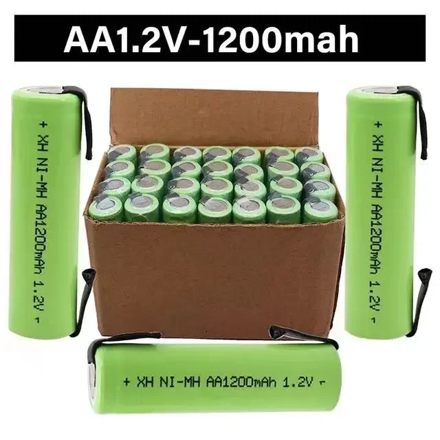 Последняя модель перезаряжаемой батареи 100% AA 1 2 V Ni MH 1200mAh + dly подходит для
