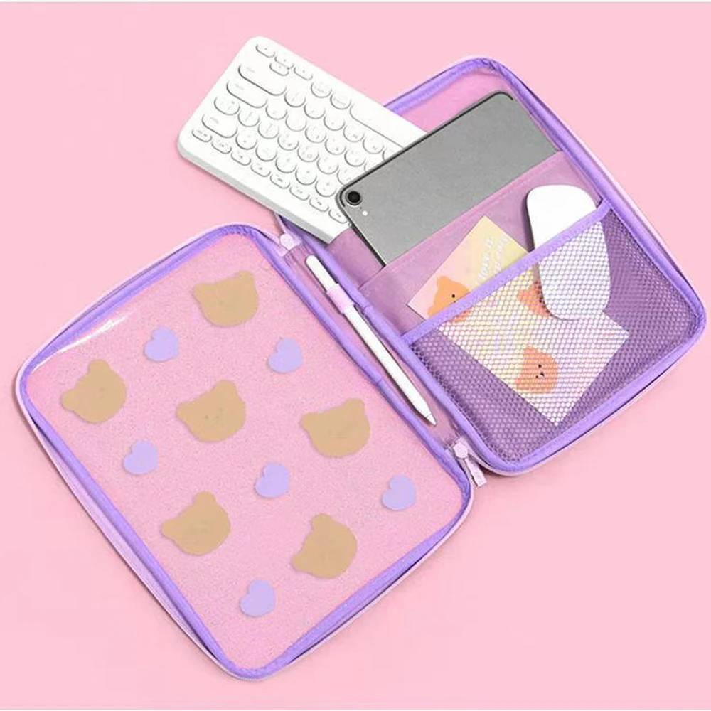 

11 дюймовый чехол для планшета Ipad, сумка для хранения для Ipad 9,7 10,2 10,5 Pro 11 12,9 Air4 10,9 Xiaomi Mi Pad 5, милый органайзер для ноутбука