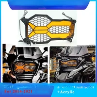 for bmw r1200gs gsa r1250gs adv modified motorcycle headlight protector stainless steel protective grille protection guard cover